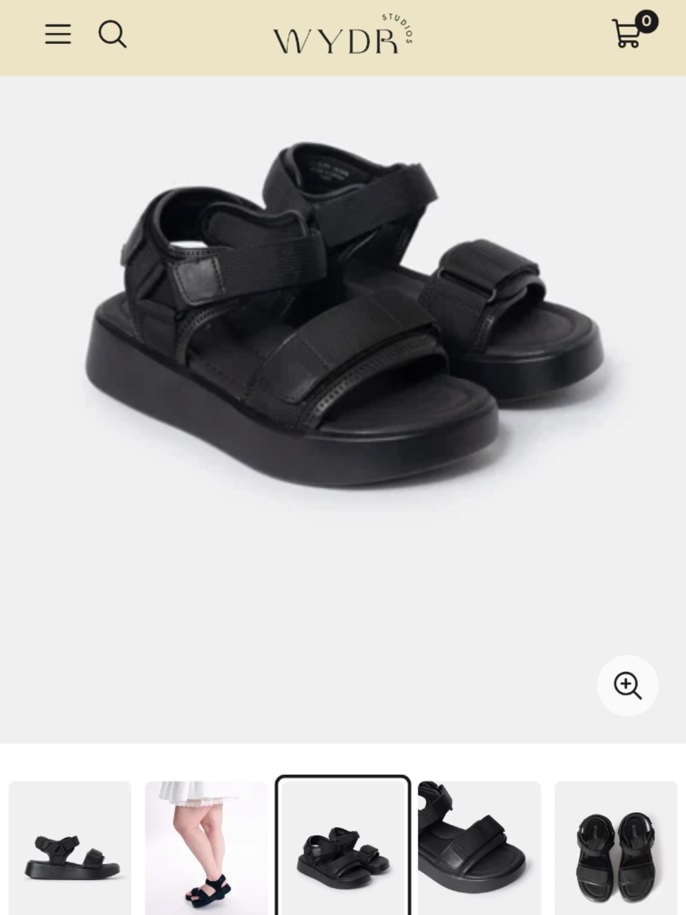 Cute BLACK Sierra Sporty Sandals from Wydr size 6wW